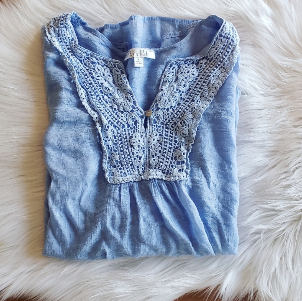 SPENSE Blue Blouse